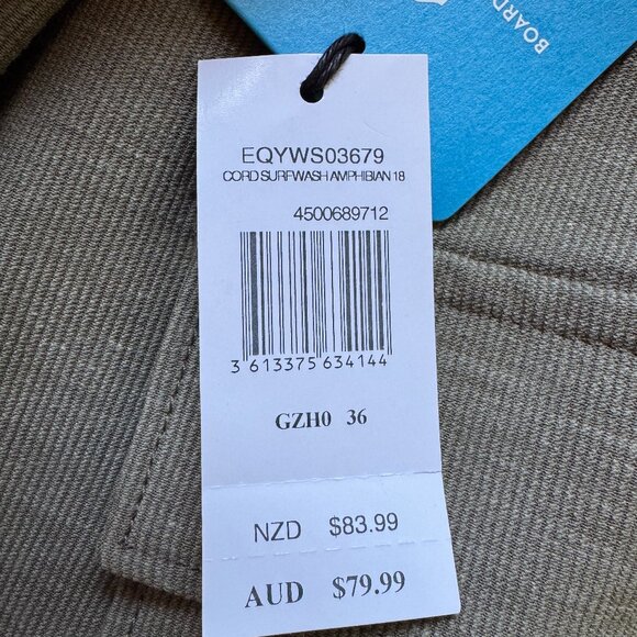 Quicksilver Amphibian Shorts - 4 way stretch Walk Shorts for the Water - size 36 - Picture 5 of 5